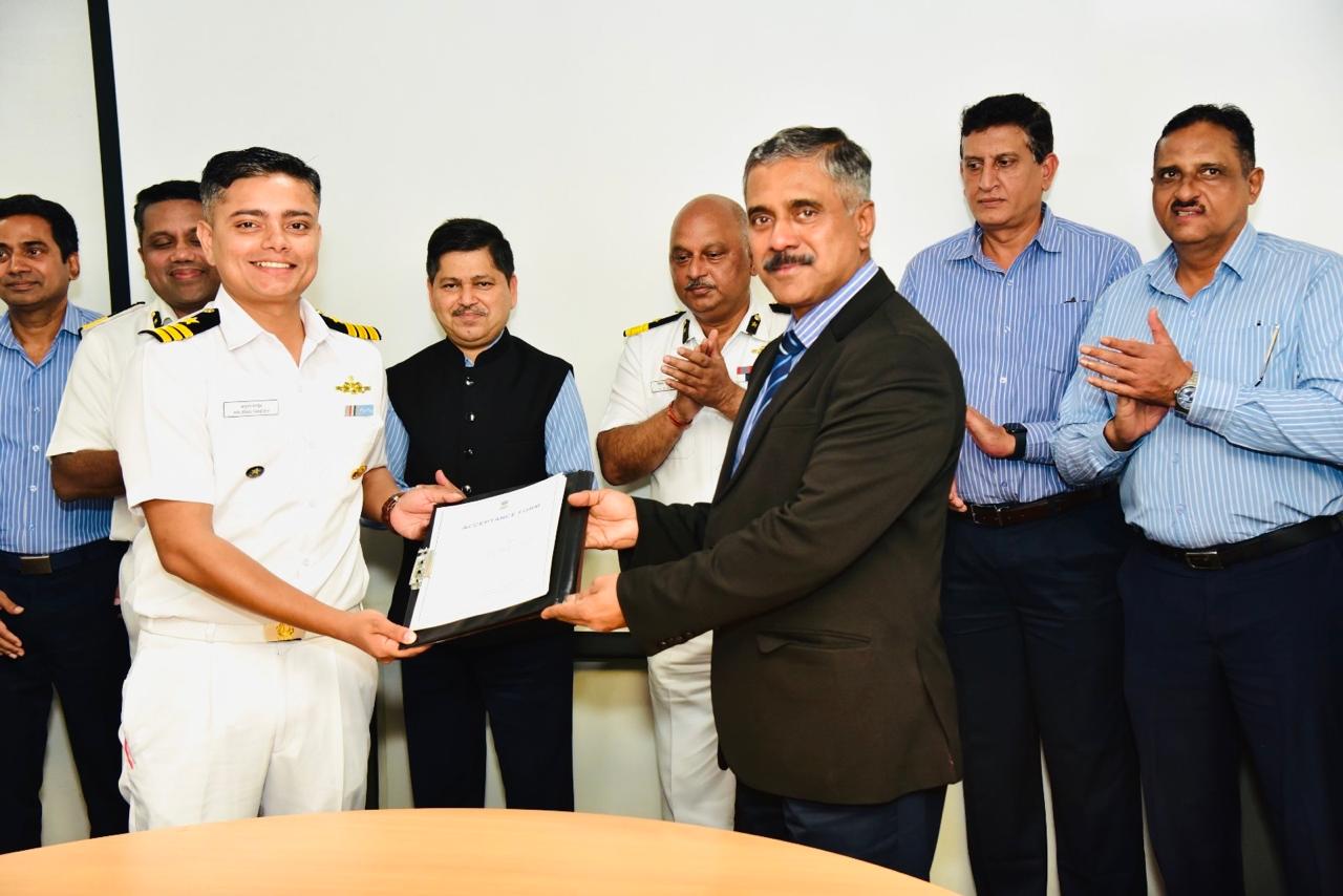 ICG Inducts the First FPV, Adamya, Out of the Eight Being Built by GSL
